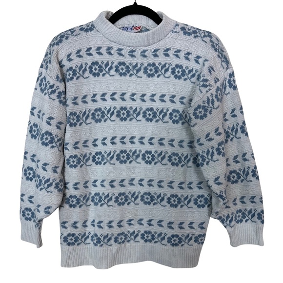 Ameri VINTAGE - my0120　アメリ　UND MARBLE JACQUARD KNIT 2WAY MARBLE PETIT KNIT（ニット/セーター）｜Ameri（アメリ）の